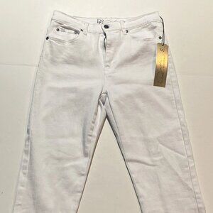 DG2 GIANE GILMAN WHITE STRETCH COTTON Spandex JEANS Size 6 NWT